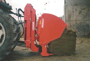 Designed the shear grab. Manufactured to cut blocks of silage to feed cattle.